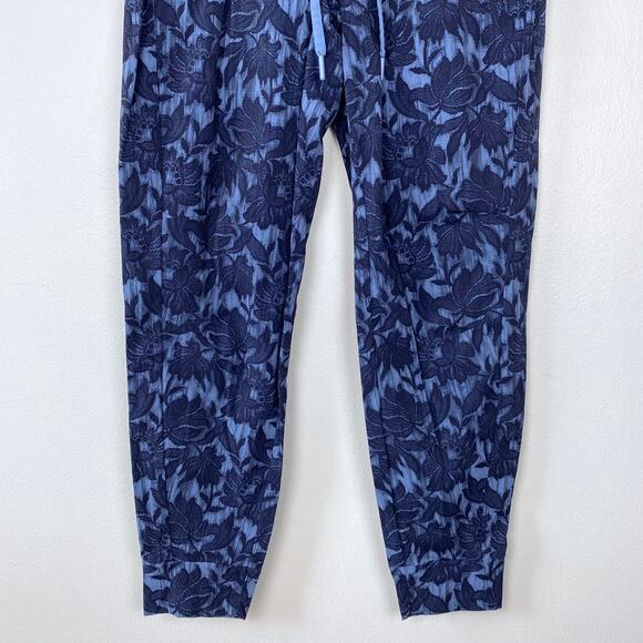 Athleta Trekkie North‎ Jogger Lightweight Ripstop Hiking Outdoors Navy Floral 2 - Picture 4 of 12